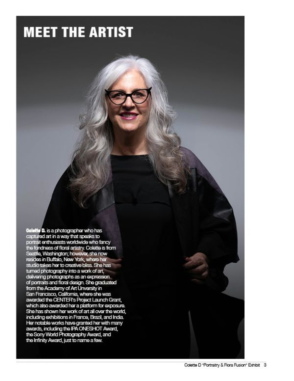 biography page of the artist